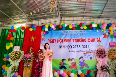 Trường Mầm non Hoa Pơ Lang tổ chức Lễ khai giảng năm học 2023- 2024