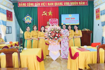 Đai hội Công đoàn cơ sở trường MN Hoa Pơ Lang lần thứ V – Nhiệm kỳ 2023- 2028