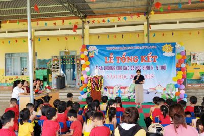 LỄ TỔNG KẾT –  LỄ RA TRƯỜNG CHO TRẺ 5 – 6 TUỔI- TRƯỜNG MN HOA PƠ LANG